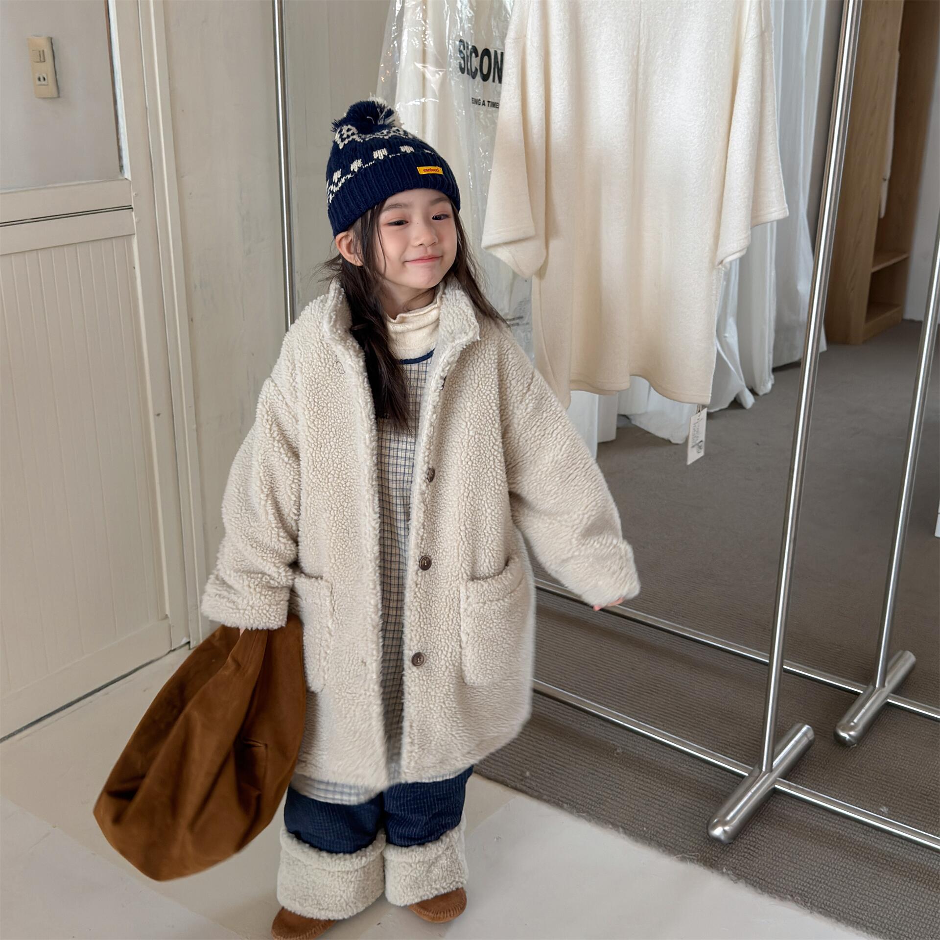 Toddler Boy Winter Fleece Jacket - เสื้อโค้ทกันหนาวแขนยาวสำหรับเด็กใหม่ฤดูหนาว 2026 เสื้อแจ็คเก็ตหนาบุผ้ากำมะหยี่สำหรับเด็กผู้ชาย เสื้อโค้ทขนแกะยาวสำหรับเด็กผู้หญิง เสื้อผ้าเด็ก