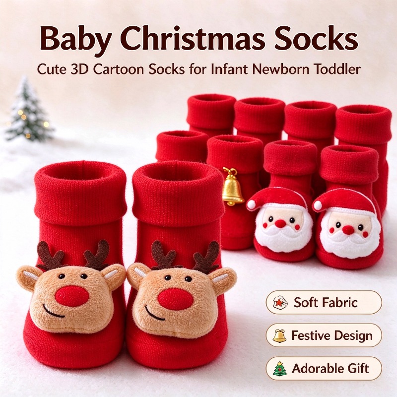 ถุงเท้าเด็กสำหรับเด็กผู้หญิงแล - Unisex Baby Socks Non Slip บทวิจารณ์และราคา