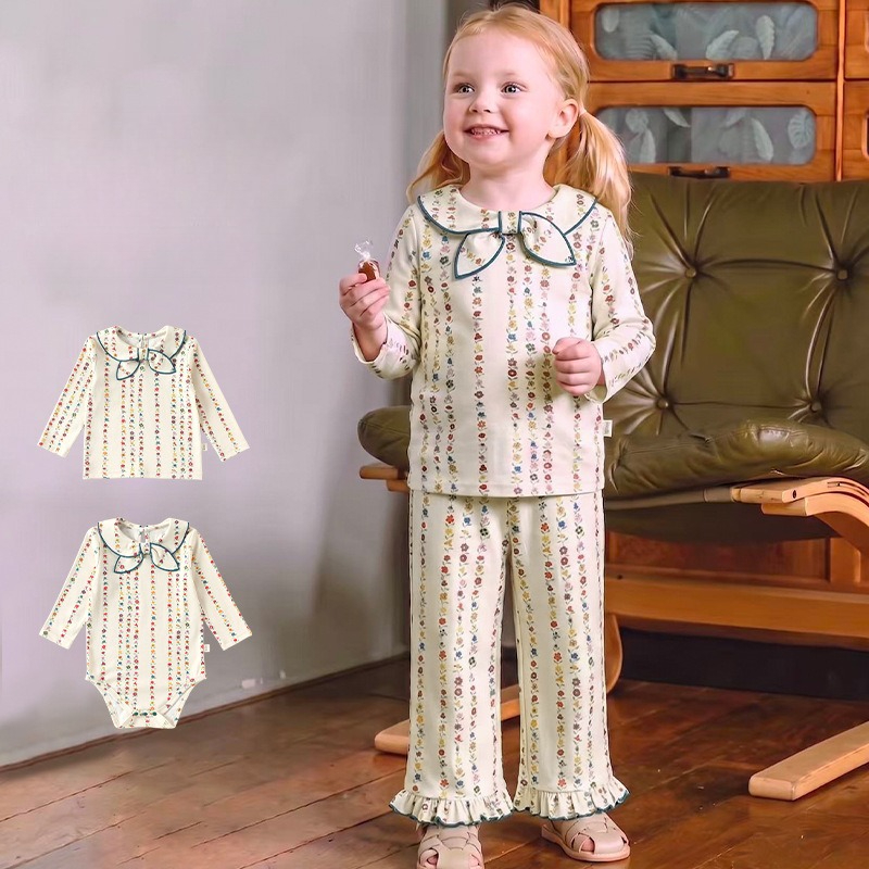 ชุดรอมเปอร์เด็กหญิงลายดอกไม้ 0 - Newborn Baby Girl Romper Floral บทวิจารณ์และราคา