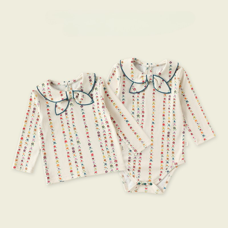 ชุดรอมเปอร์เด็กหญิงลายดอกไม้ 0 - Newborn Baby Girl Romper Floral บทวิจารณ์และราคา