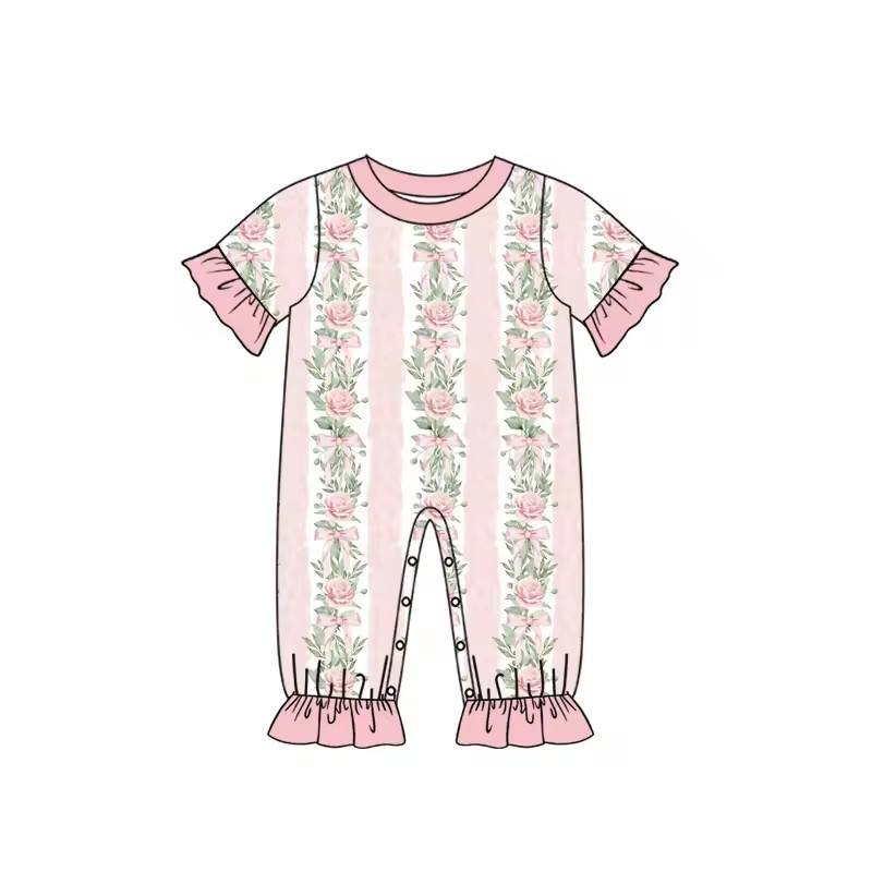 ชุดบอดี้สูทเด็กทารกแรกเกิดหญิง - Cotton Baby Onesies Zipper บทวิจารณ์และราคา