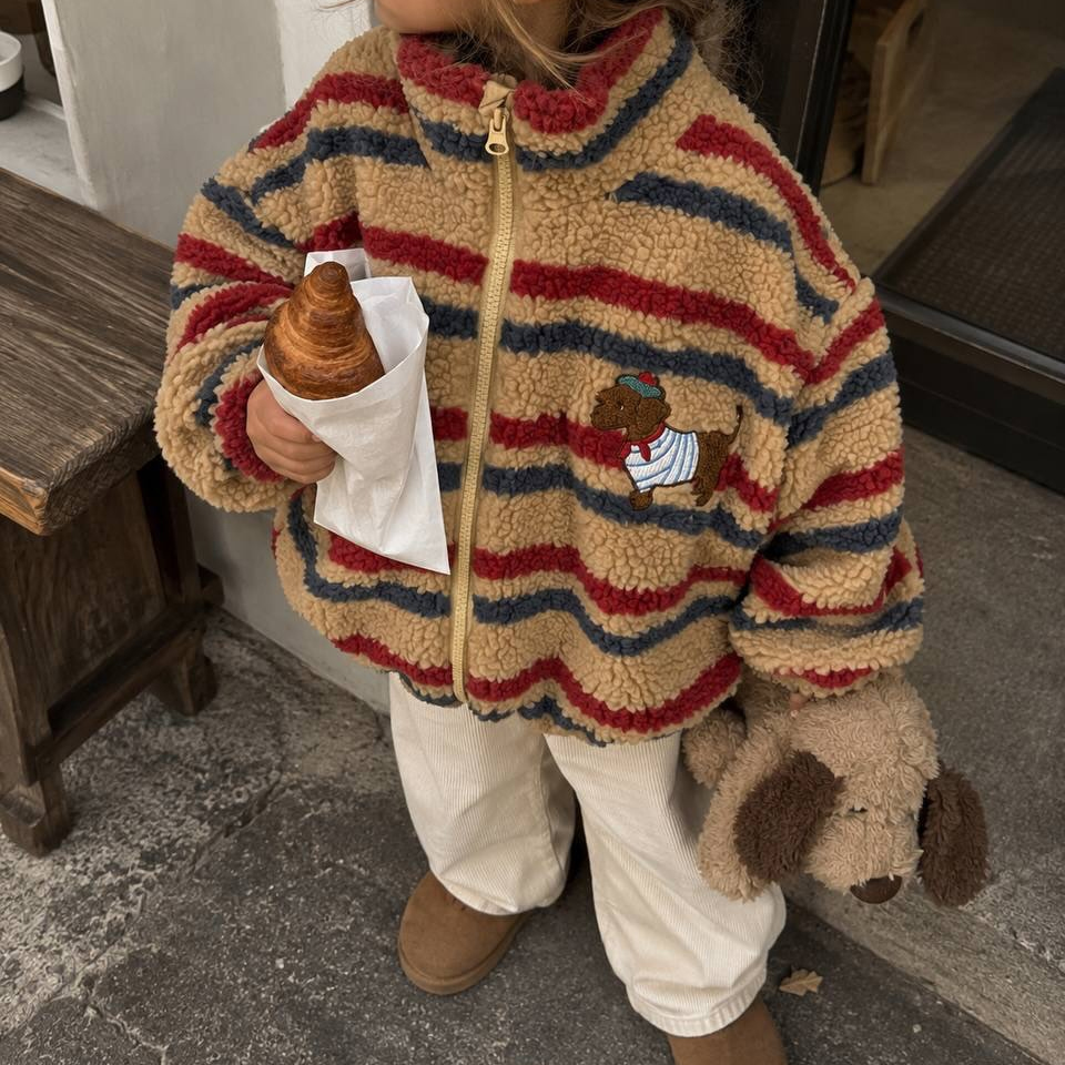 24 ใหม่ KS ชายหญิงเสื้อขนแกะ S - Toddler Boy Winter Fleece Jacket บทวิจารณ์และราคา