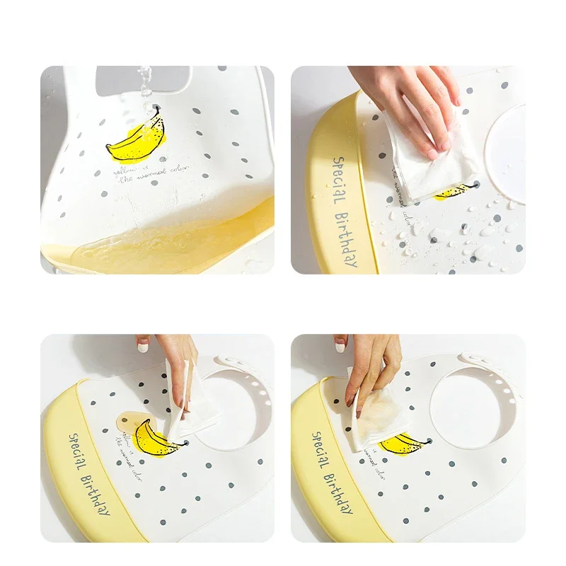 ผ้ากันเปื้อนกันน้ำสำหรับเด็ก ล - Waterproof Baby Bibs Silicone บทวิจารณ์และราคา