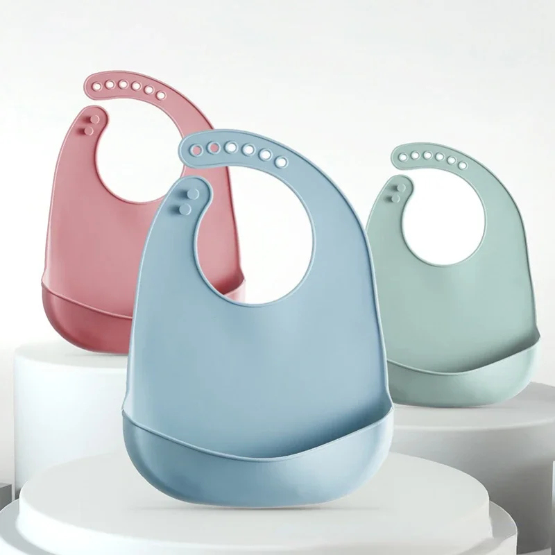 ผ้ากันเปื้อนเด็ก 1-4 ชิ้น ปรับ - Waterproof Baby Bibs Silicone บทวิจารณ์และราคา