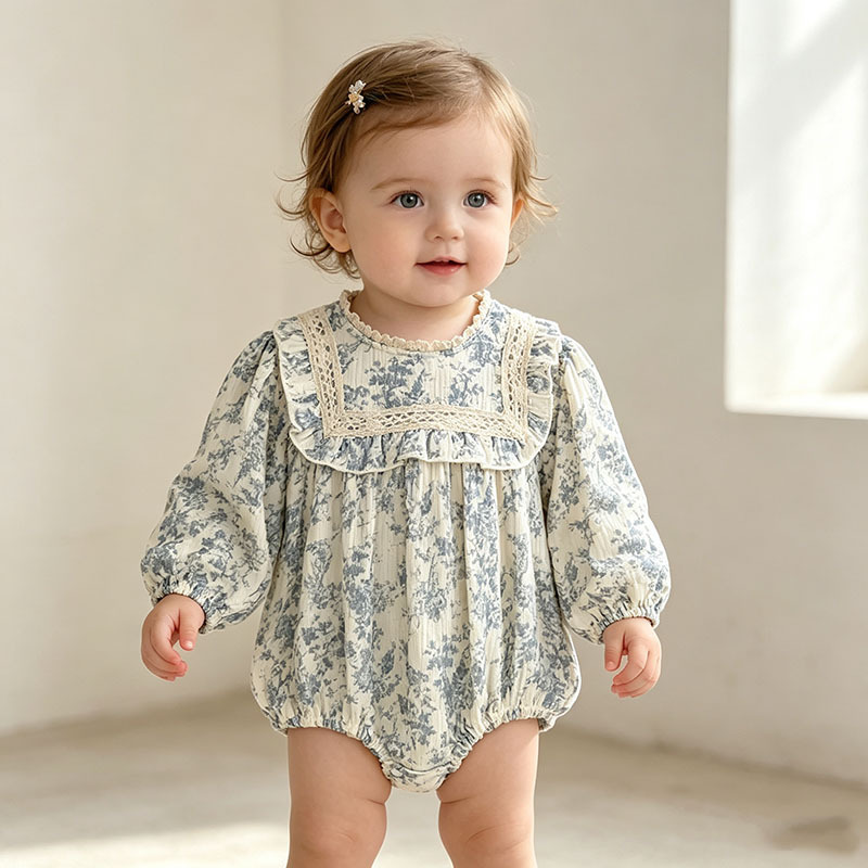 ชุดรอมเปอร์ลายดอกไม้สำหรับเด็ก - Newborn Baby Girl Romper Floral บทวิจารณ์และราคา