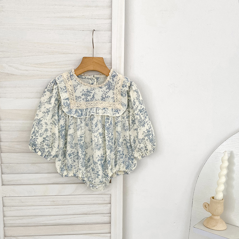 ชุดรอมเปอร์ลายดอกไม้สำหรับเด็ก - Newborn Baby Girl Romper Floral บทวิจารณ์และราคา