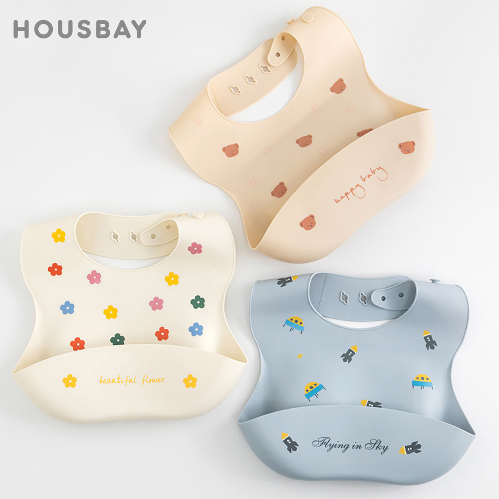 ผ้ากันเปื้อนซิลิโคนเนื้อนุ่มกั - Waterproof Baby Bibs Silicone บทวิจารณ์และราคา