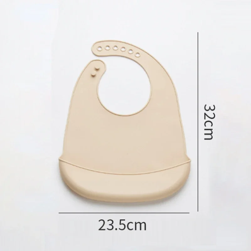 1 ชิ้น ผ้ากันเปื้อนซิลิโคนเกรด - Waterproof Baby Bibs Silicone บทวิจารณ์และราคา