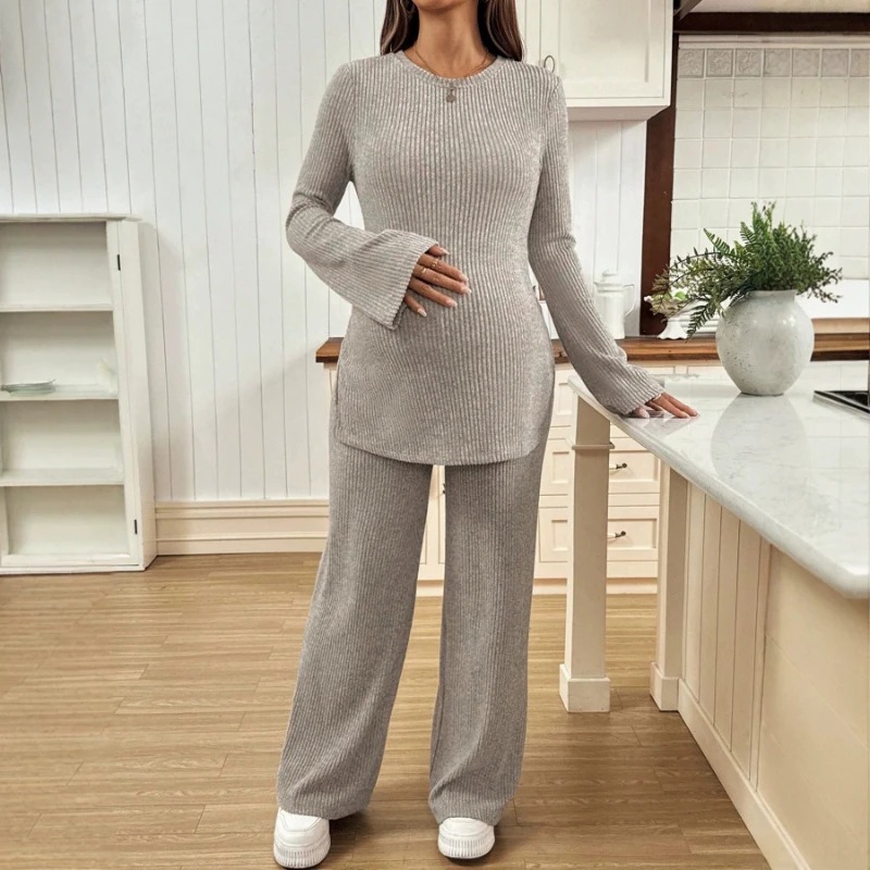 ชุดคลุมท้องถักนิตติ้ง เสื้อแขน - Maternity Wear บทวิจารณ์และราคา
