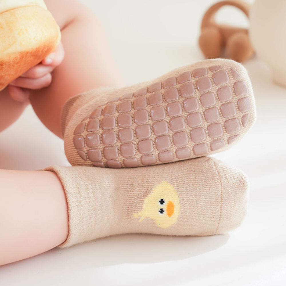 ถุงเท้ากันลื่นลายการ์ตูน 6 คู่ - Unisex Baby Socks Non Slip บทวิจารณ์และราคา