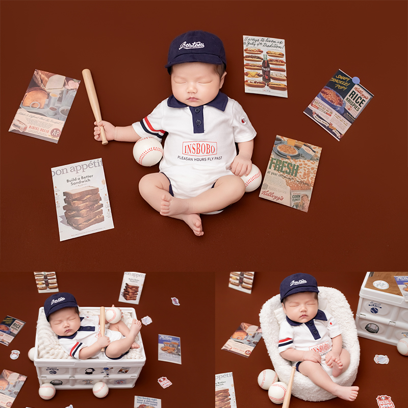 ชุดถ่ายภาพทารกแรกเกิดธีมกีฬาเบ - Infant Photography Props Outfit บทวิจารณ์และราคา